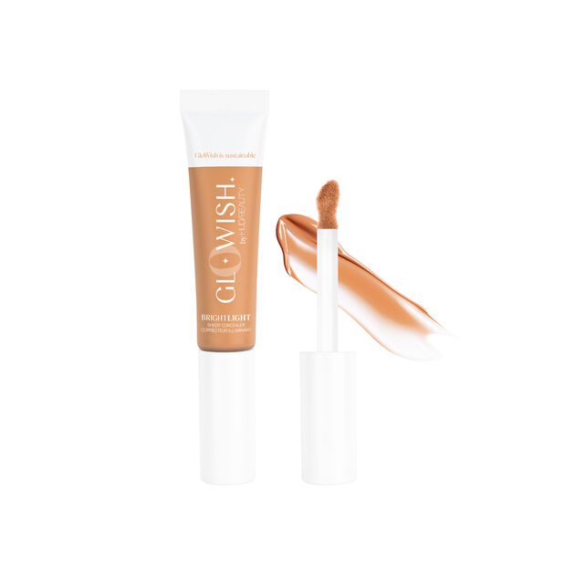 GloWish Bright Light Hydrating Sheer Vegan Concealer - 08 Tan, , hi-res